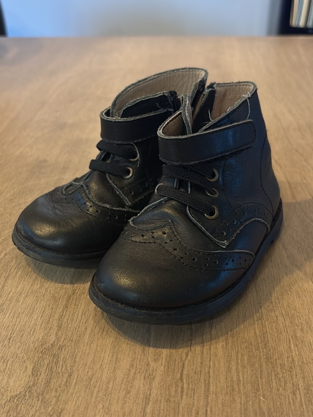 8T Little Eva Rose and Co Leather Boots